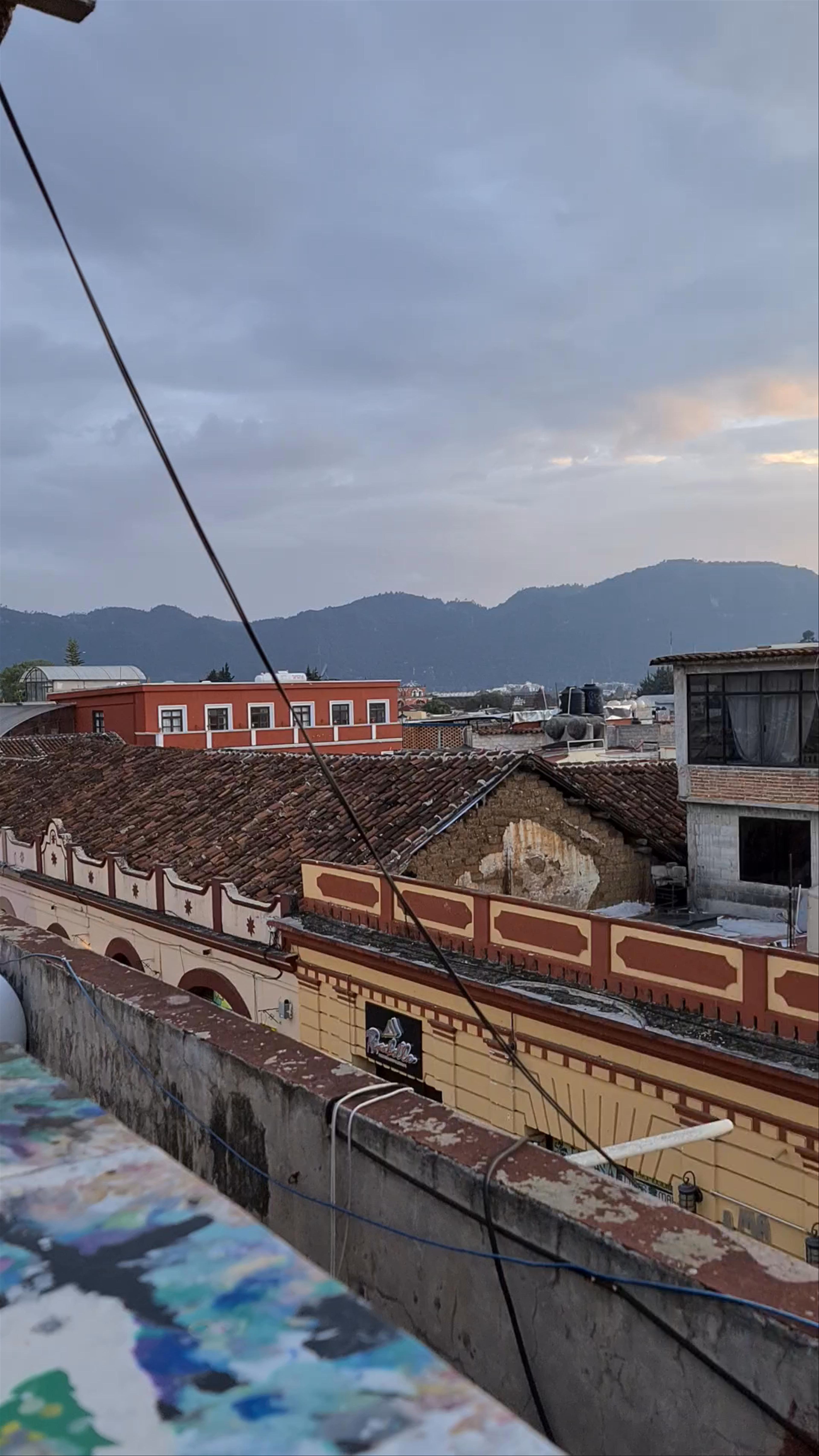 Sunset Over San Cristóbal de las Casas: A Serene Mountain Cityscape