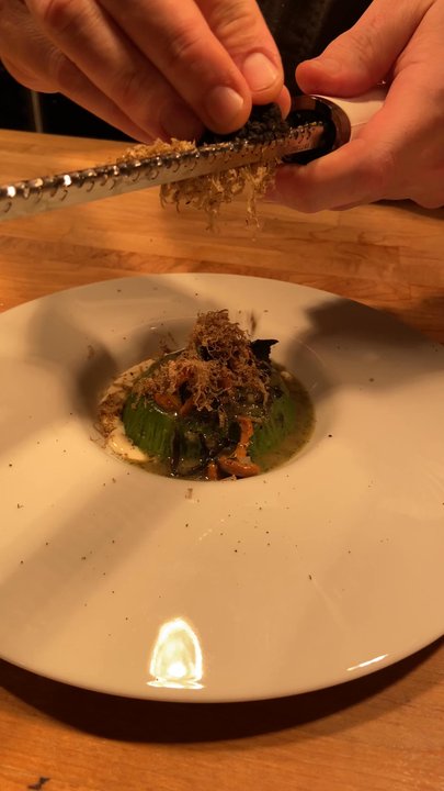 Restaurant L’Ostal - Black Truffle Sformato - French Near Me - Darien, Connecticut