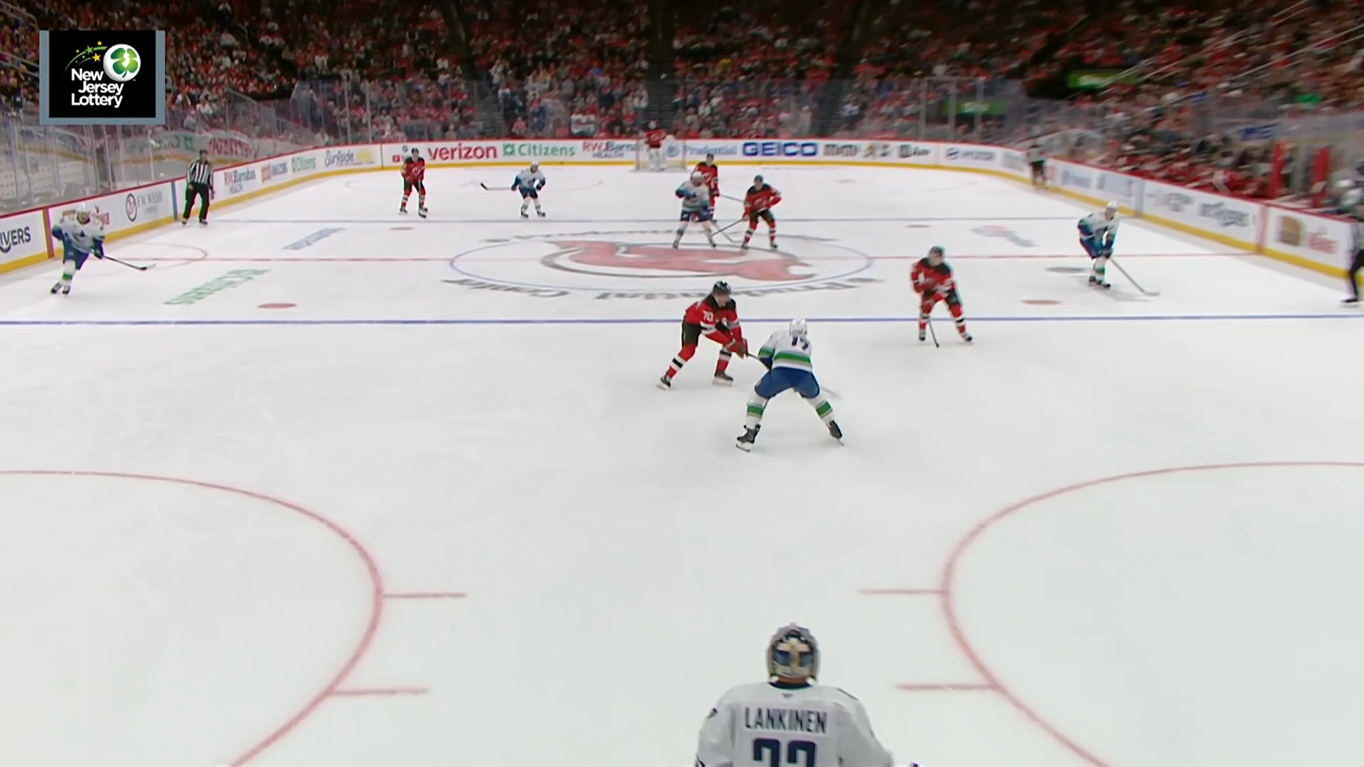 Devils Power Play Strikes Three Times in Win Over Canucks · Oct. 10, 2026