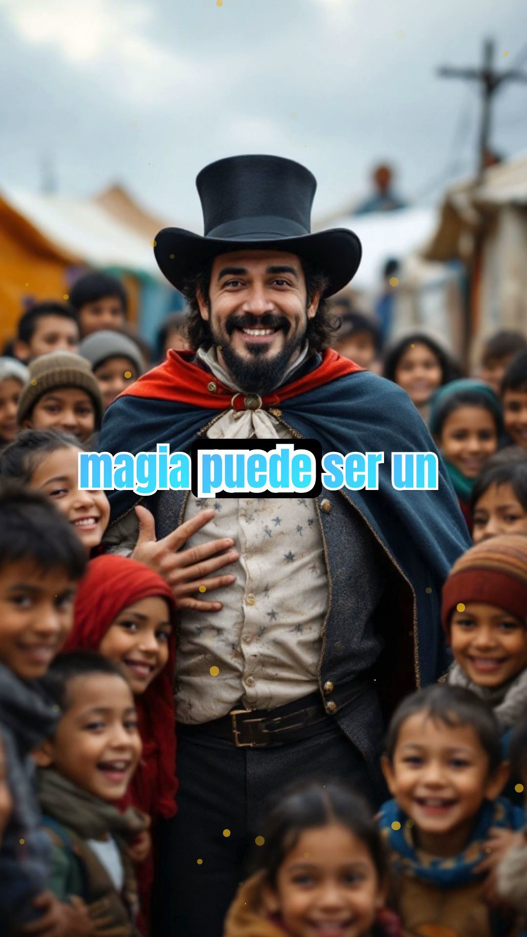 El Contrabandista de Sonrisas: Giras de un Mago en Regiones Devastadas por la Guerra