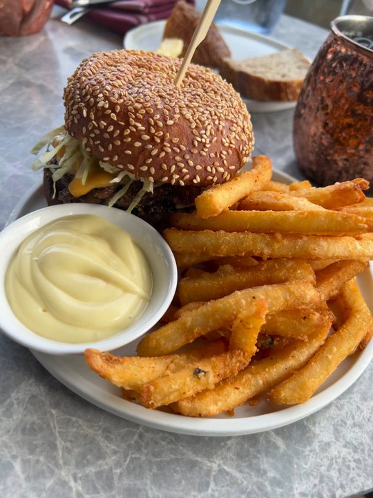 Writers Room Bar - Smash burger was absolutely delicious, pickled onions added extra flavor. - Bars Near Me - Toronto, Ontario