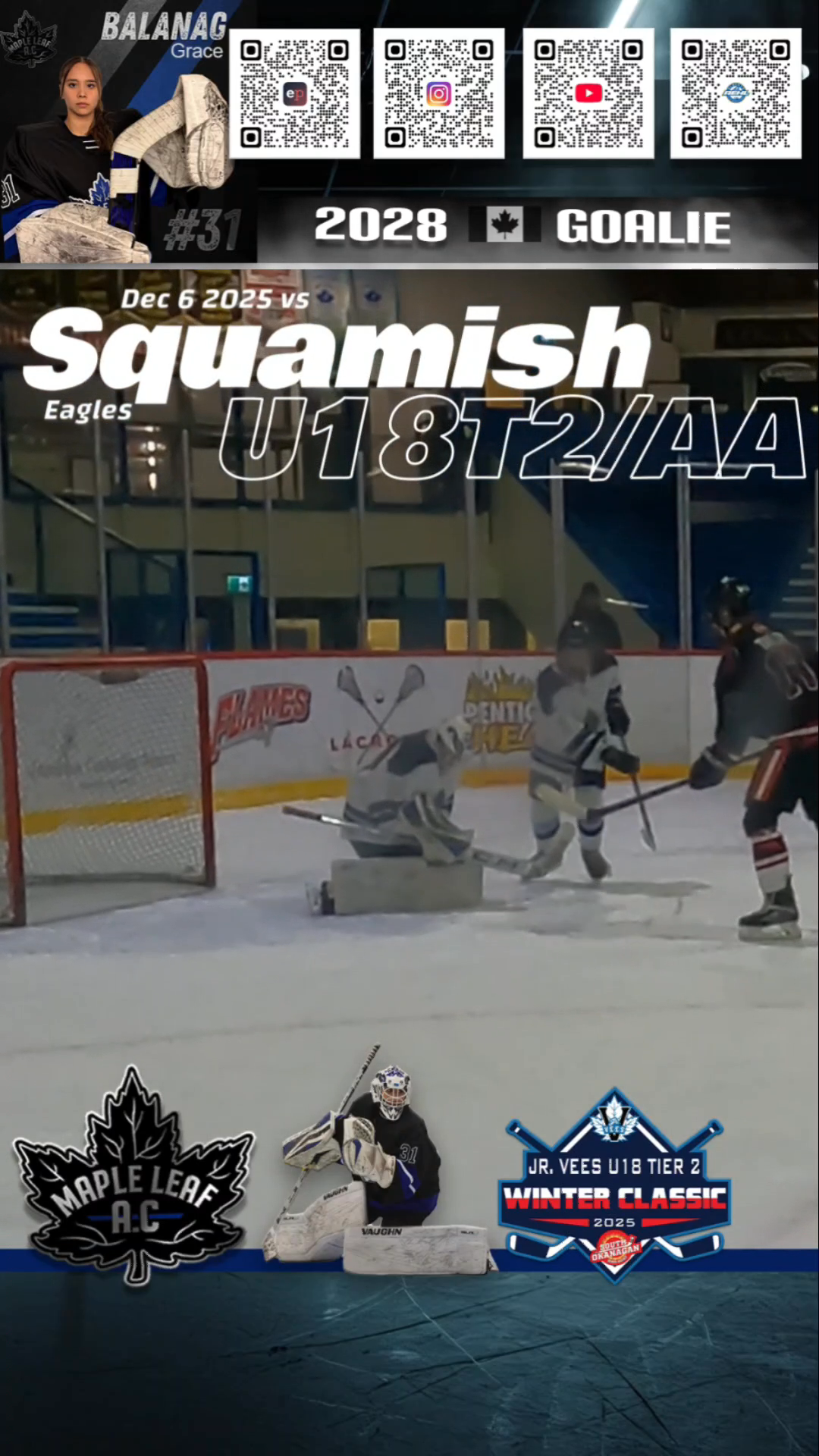 Grace Balanag's Stellar Highlights at Penticton Jr Vees Tournament