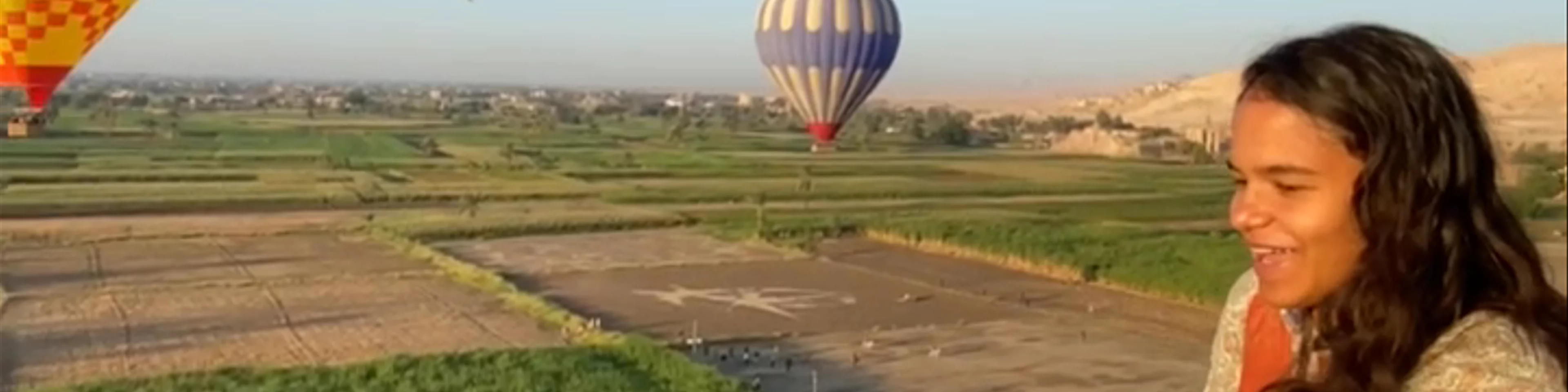 Hot air balloon Luxor Take Off Site