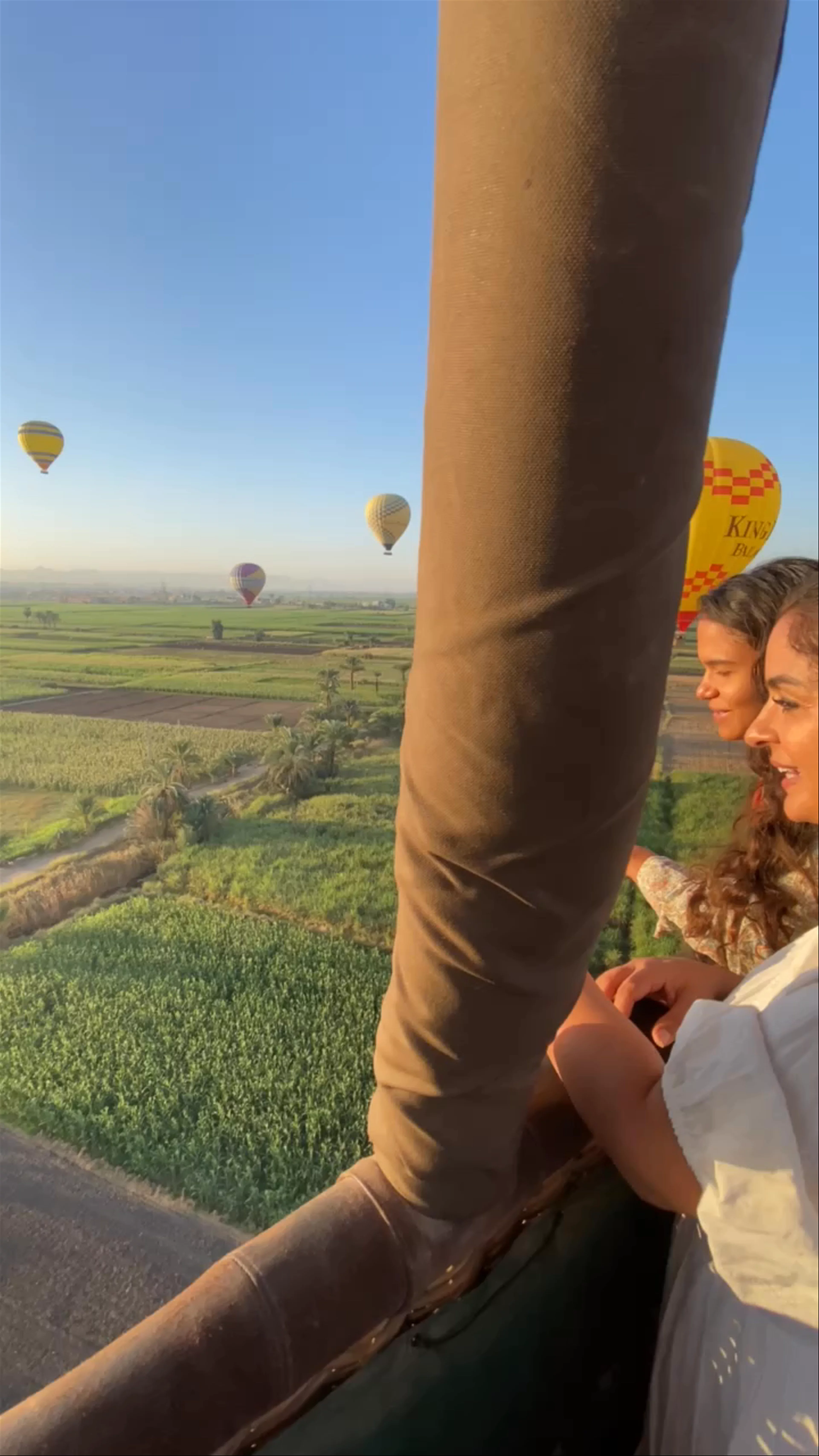 Hot air balloon Luxor Take Off Site