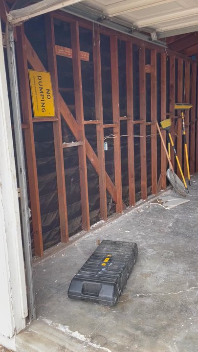 Skyline Construction - This is my garage before the conversion. - General Contractors Near Me