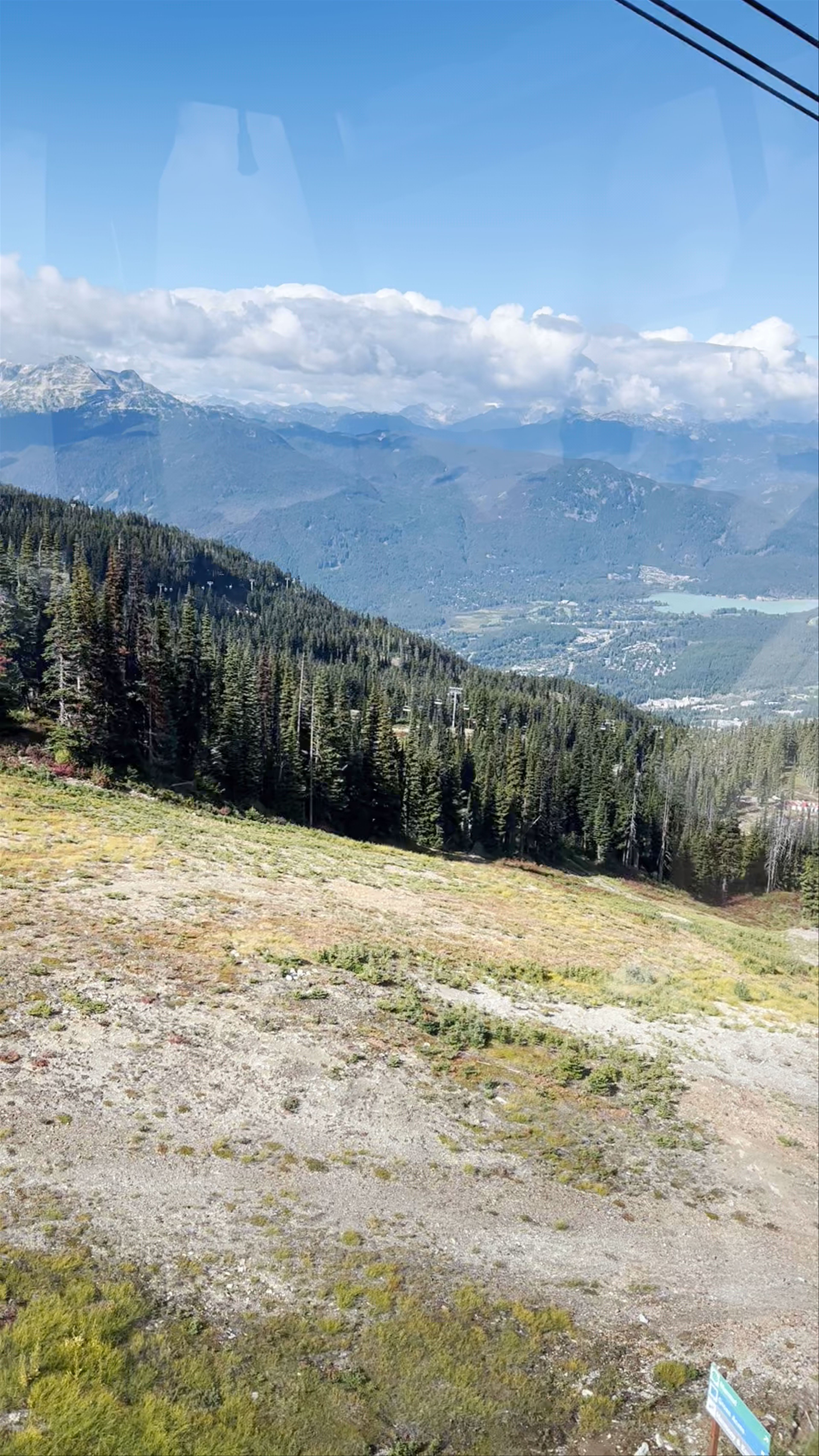 Scenic Gondola Ride over Whistler Blackcomb Mountains in British Columbia