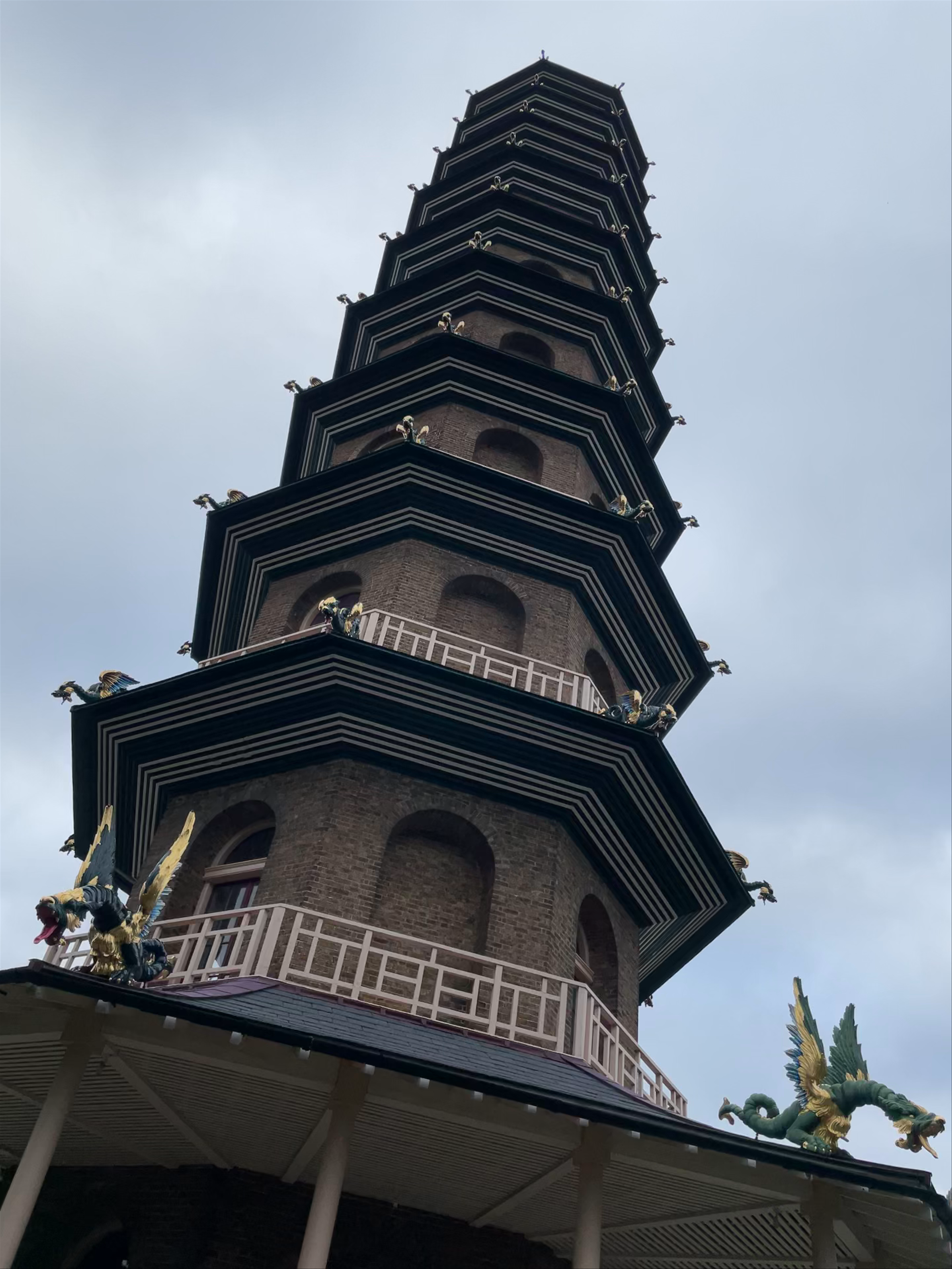 Majestic Pagoda at Kew Gardens, Richmond, UK
