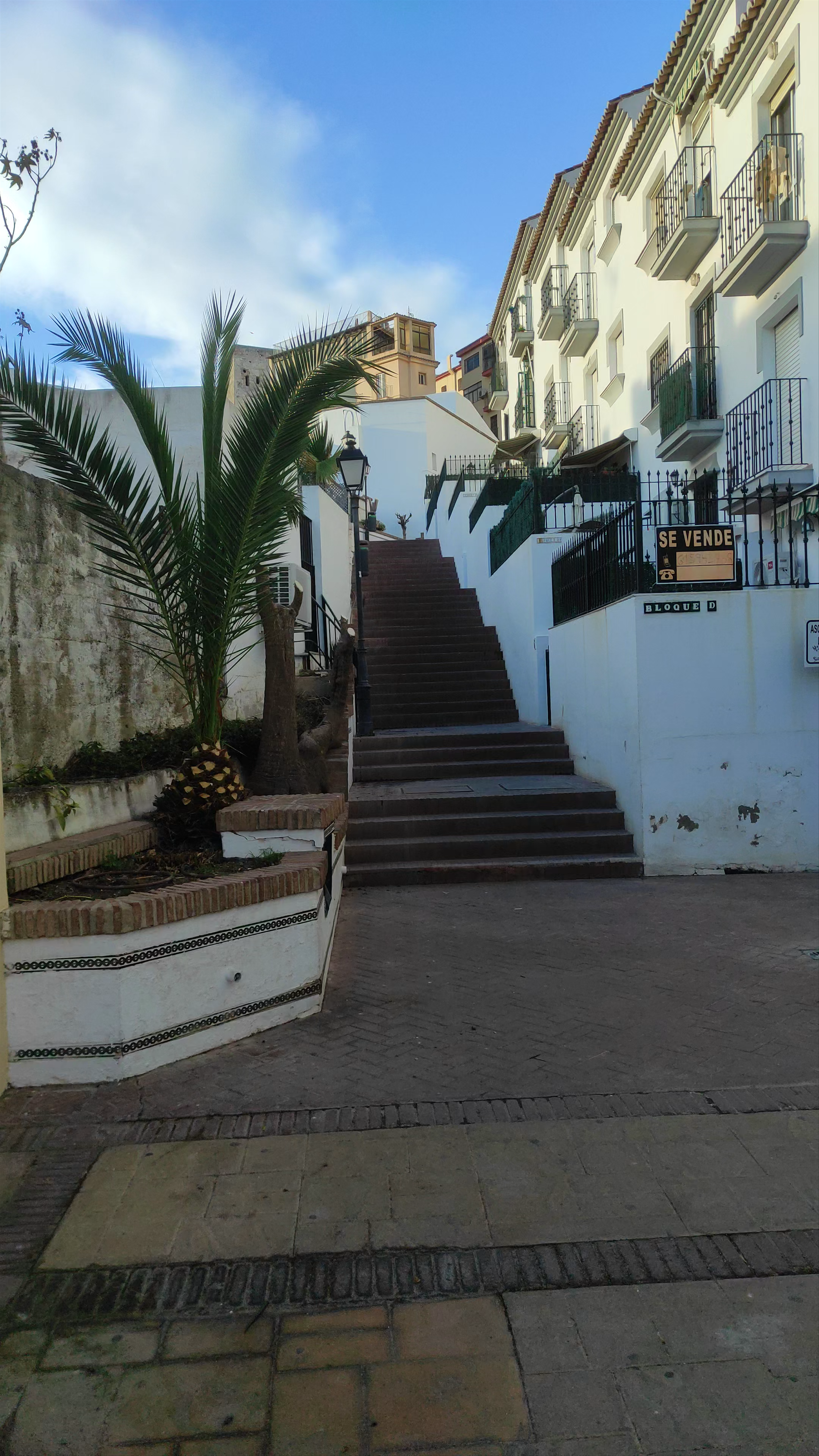 Charming Streets and Stairways of Torremolinos, Spain