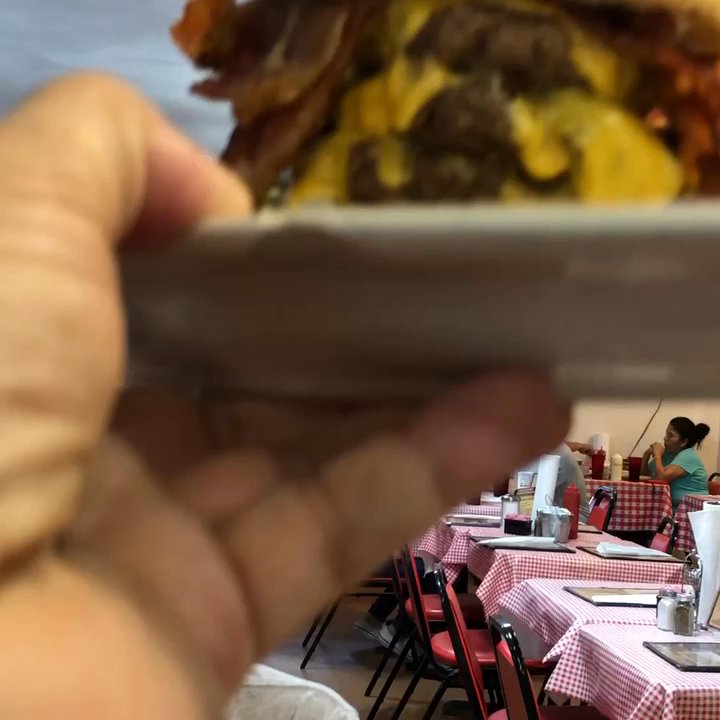 Mel's Country Cafe - Mel's original burger. - Southern Near Me - Tomball, Texas