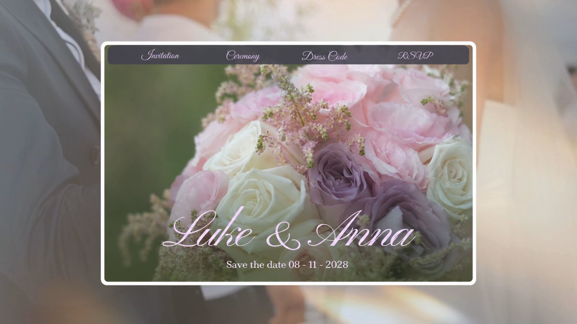 Wisteria invitation