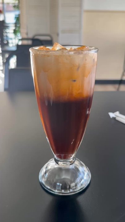Khao Soi Thai - Stirring Thai Iced Tea - Thai Near Me - Lafayette, Colorado