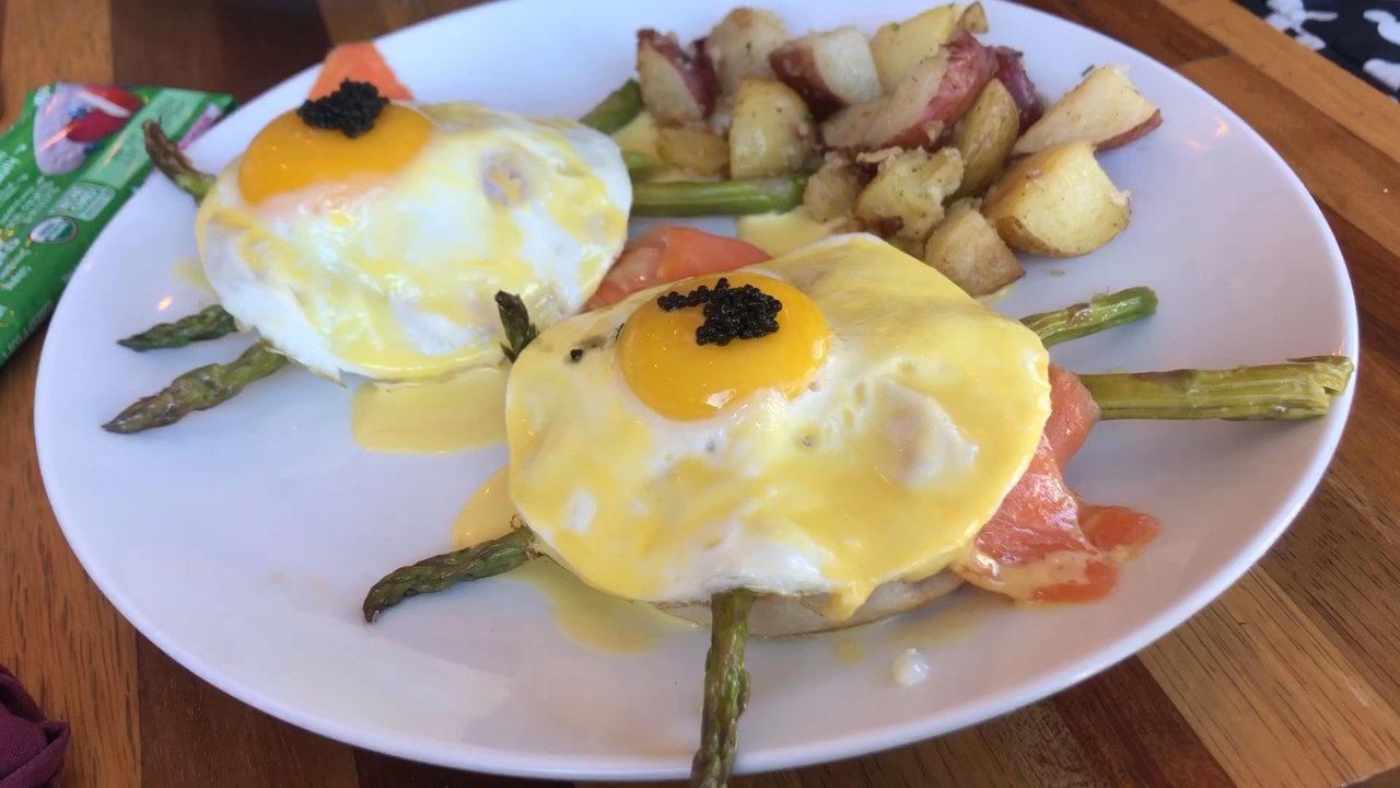 The Bread Pedaler - I ordered the smoked salmon w asparagus and there was a lot of salmon which you usually don't get! I highly recommend reservations. - Breakfast & Brunch Near Me - Lancaster, Pennsylvania