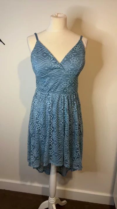 Dress asymmetrical hem As U Wish size L 