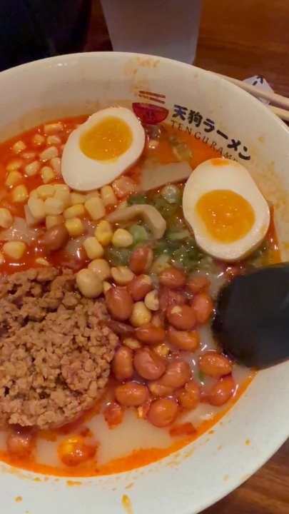 Ten Gu Ramen - Spicy Pork Ramen delicious! - Ramen Near Me - Bakersfield, California