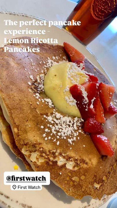 First Watch - Lemon Ricotta Pancakes - Breakfast & Brunch Near Me - Avondale, Arizona