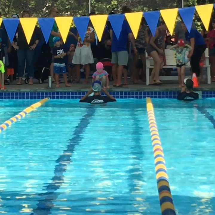 Daland Swim School - Swim Competition, Shiabella Fisher & Coach Gary - Swimming Lessons/Schools Near Me - Thousand Oaks, California