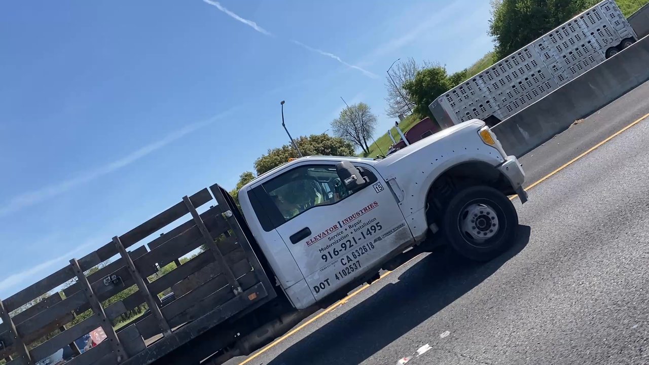 Elevator Industries - Driver, realizing he's being recorded - Elevator Services Near Me - Sacramento, California