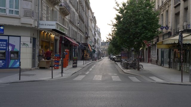 Marais District in Paris 