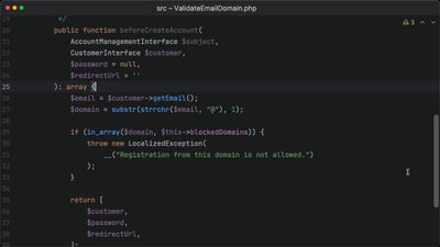 Create a before plugin in Magento
