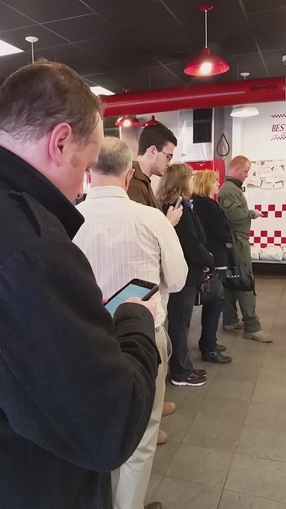 Five Guys - Busy busy - Burgers Near Me - Enfield, Connecticut