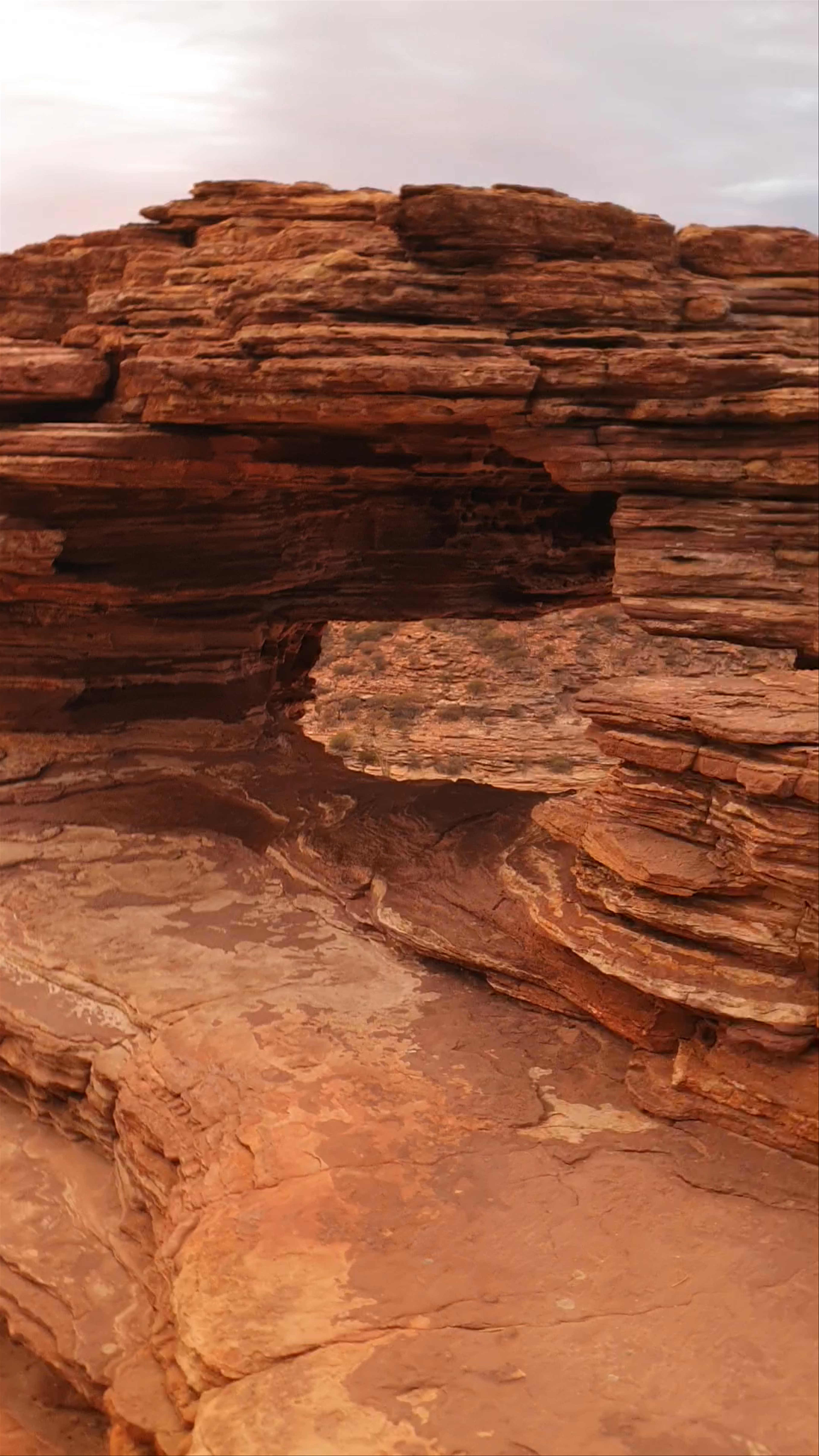 Nature's Window: Awe-Inspiring Rock Arch in Kalbarri National Park