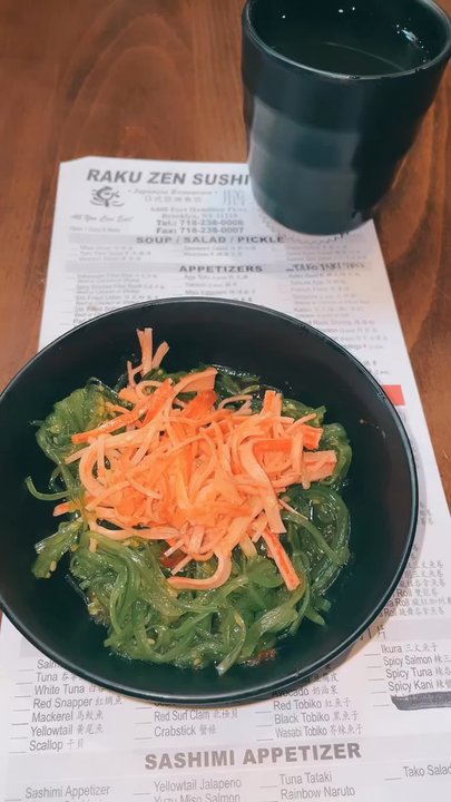 Rakuzen - Seaweed Salad - Sushi Bars Near Me - Brooklyn, New York