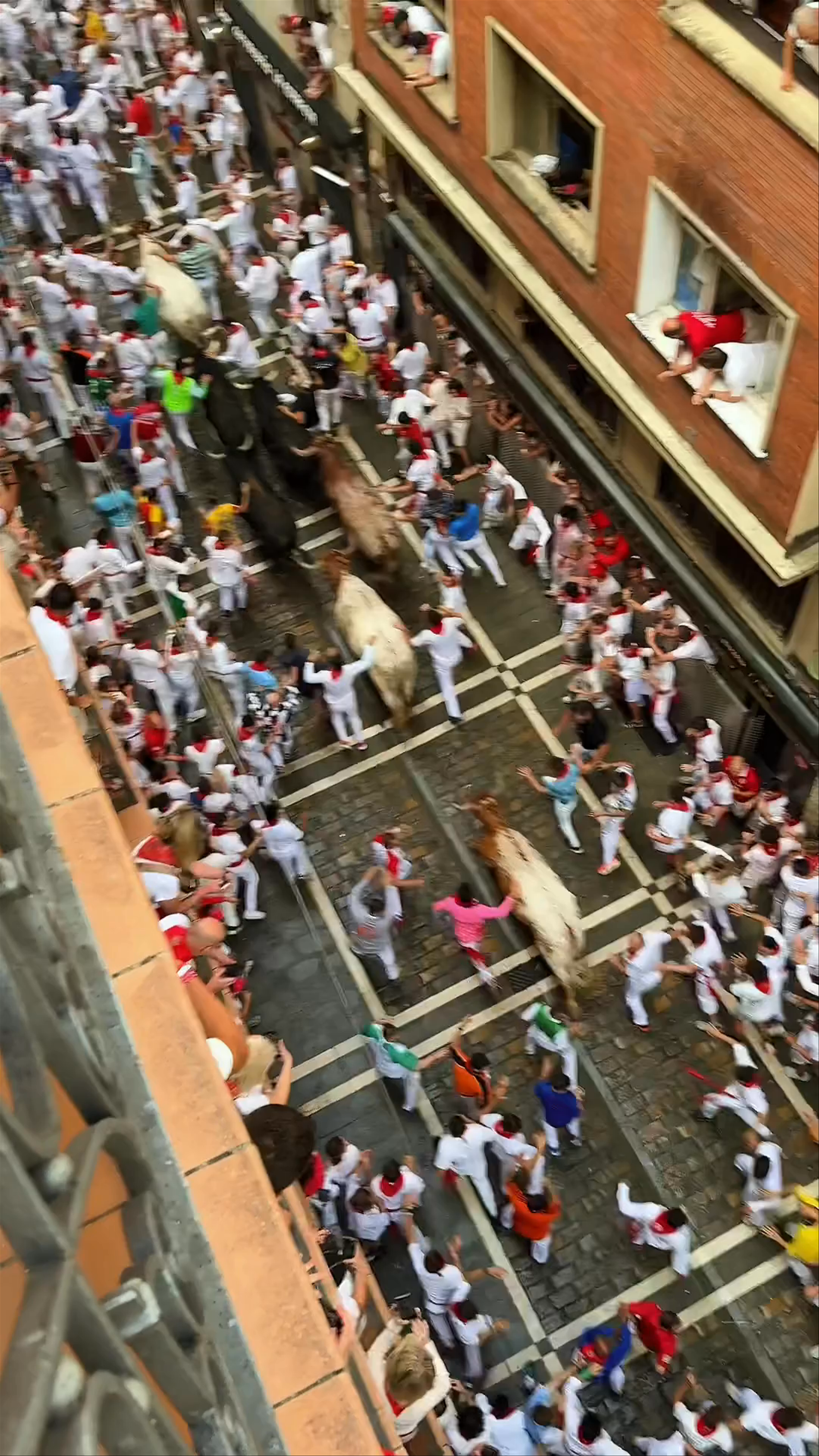 "CURVA DE ESTAFETA" Encierro de San Fermín