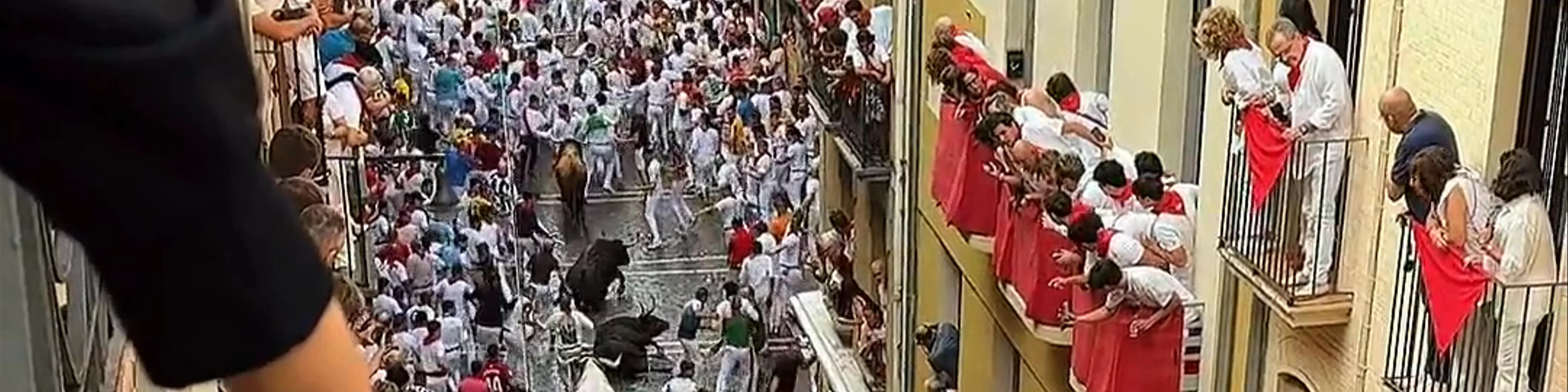 "CURVA DE ESTAFETA" Encierro de San Fermín