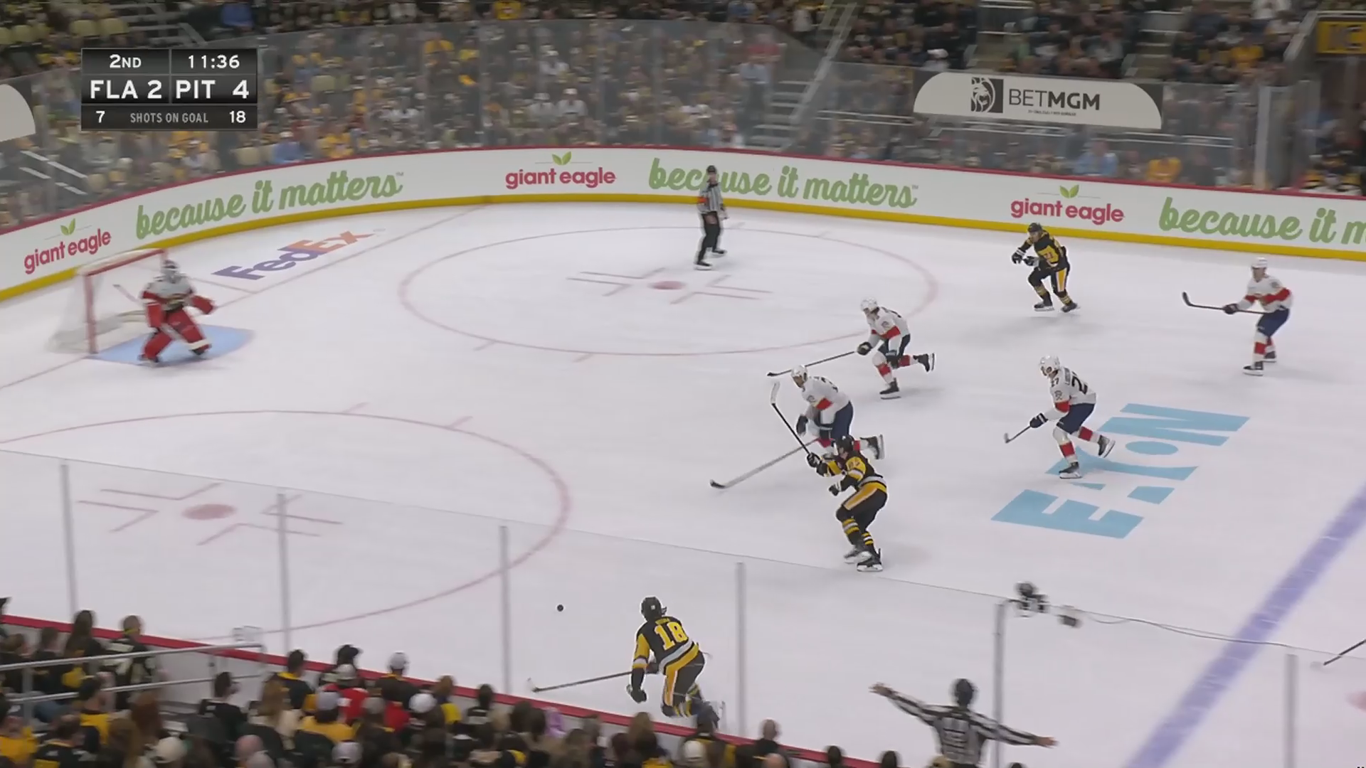 Penguins Score 6 Straight in the Second Period to Go from 2-2 to 8-2 · Apr. 4, 2026
