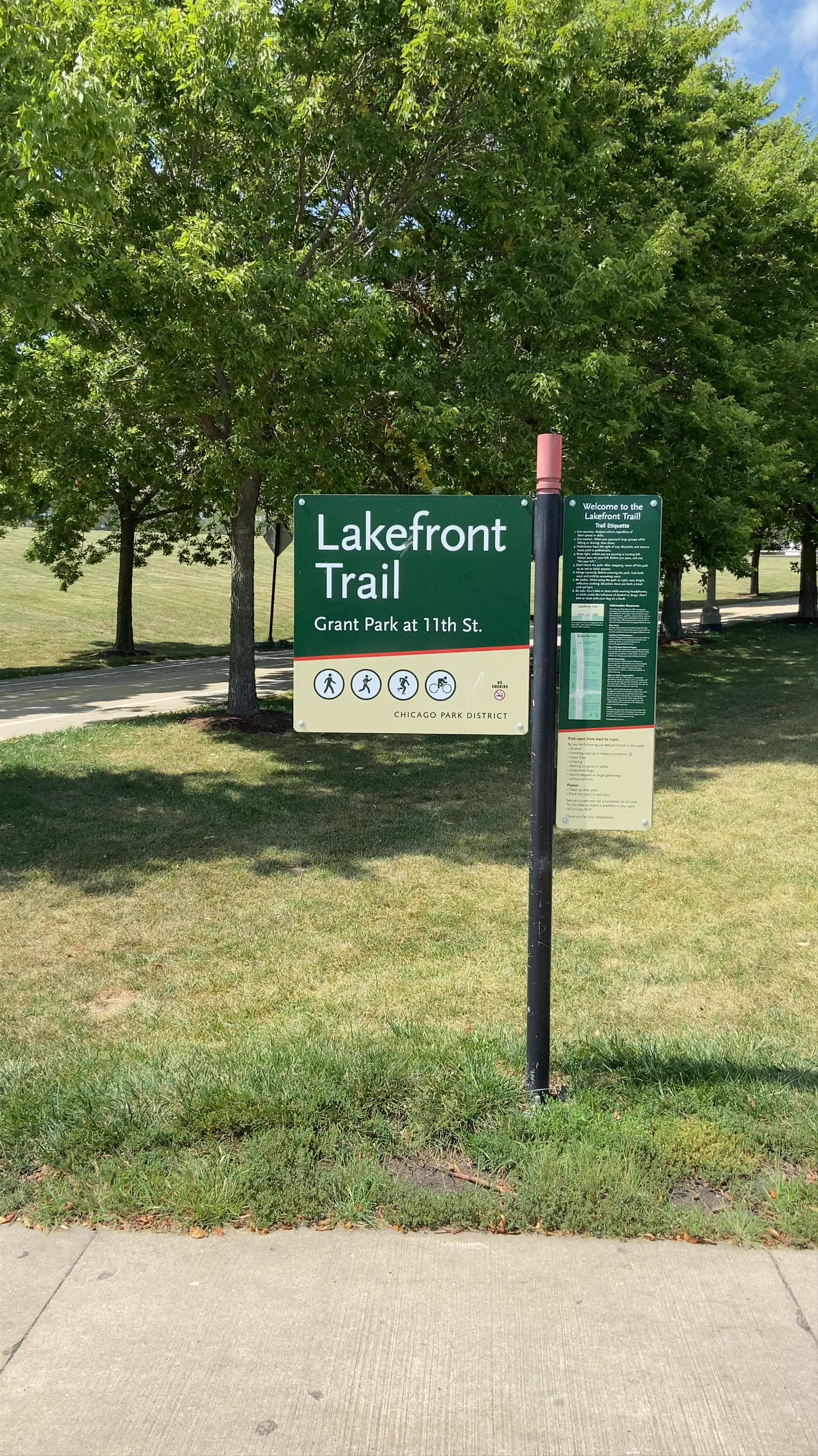 Exploring the Serene Lakefront Trail at Grant Park, Chicago