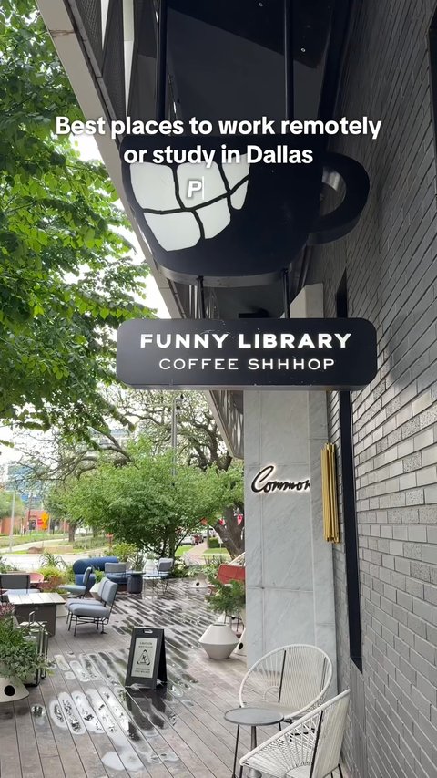 Funny Library Coffee Shop