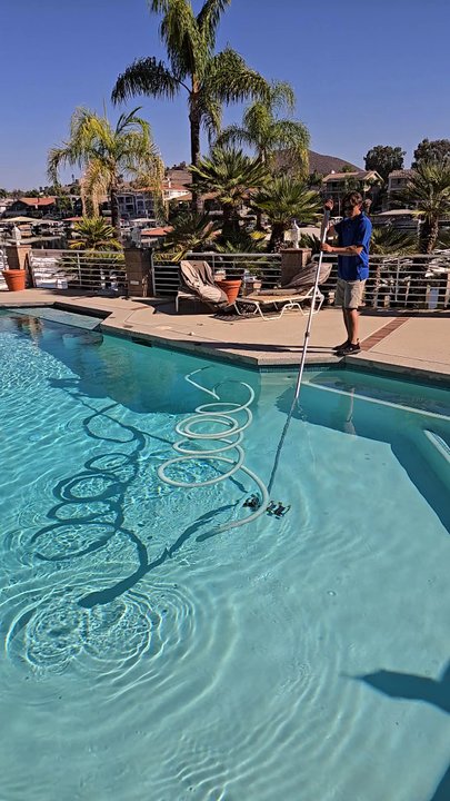 Corts Pools - We are vacuuming and getting this pool sparkling. - Pool Cleaners Near Me - Lake Elsinore, California