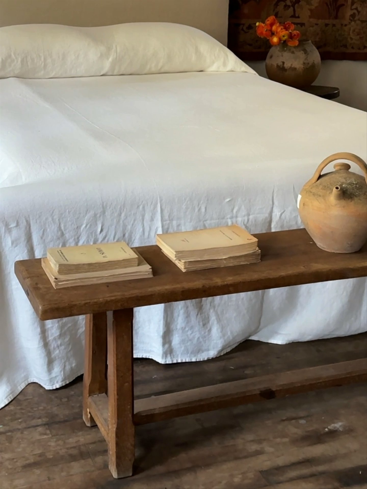 French Oak Bench