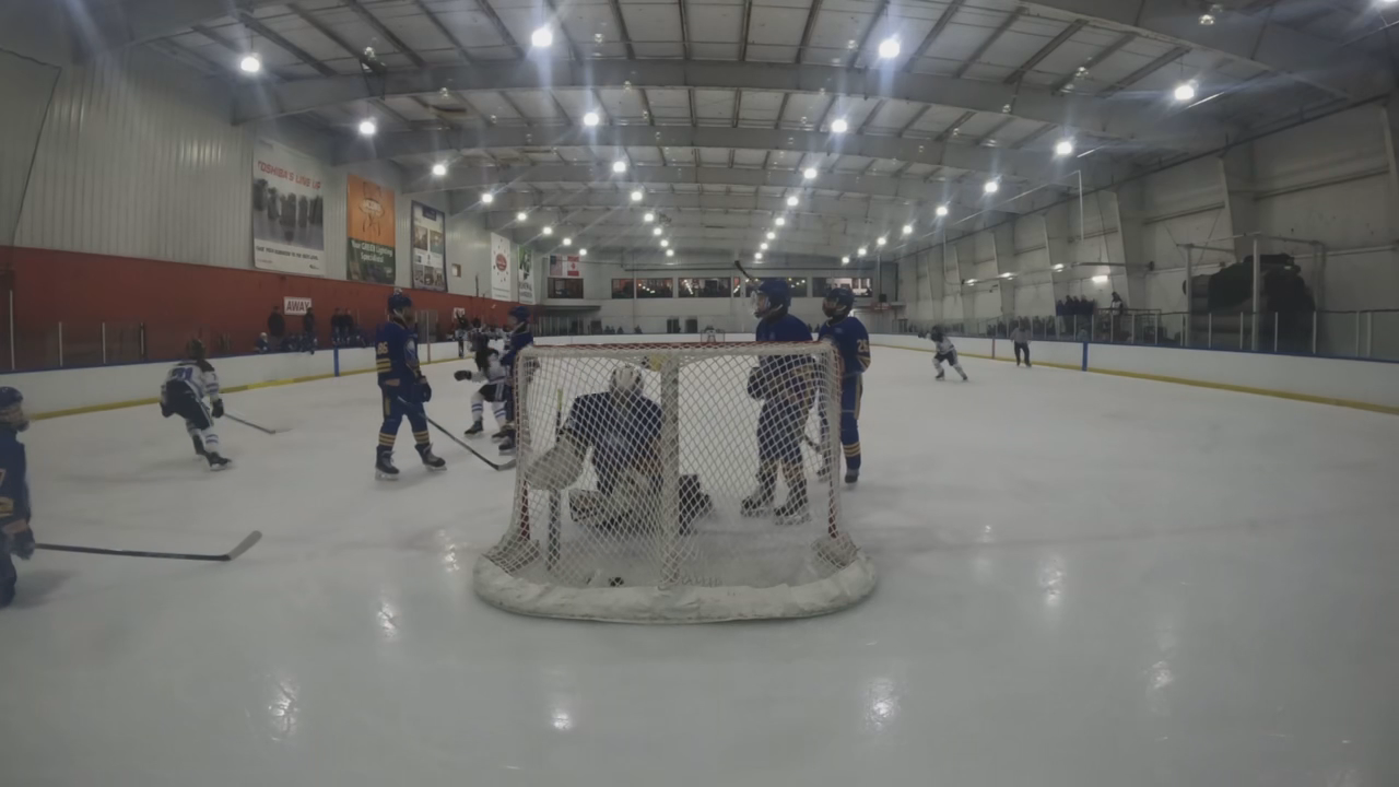 Great goal scored by Liam McGuire @ Q GAME-Rochester Saints HC VS Buffalo Junior Sabres
