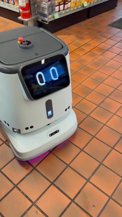 QuikTrip - Cute little mopping robot - Convenience Stores Near Me - Decatur, Georgia