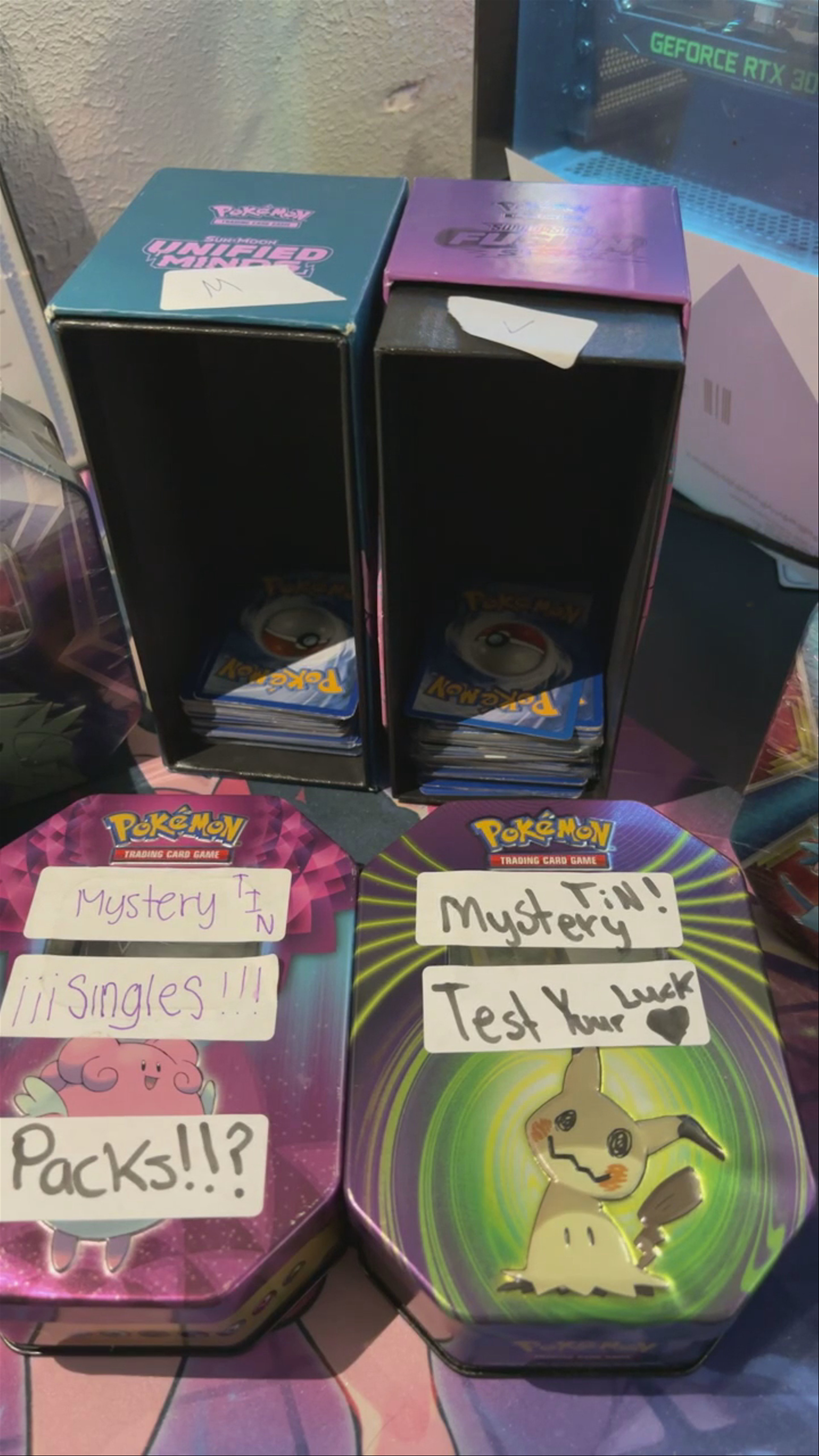 1$ Mystery Singles & Mystery Tins🎁🥶