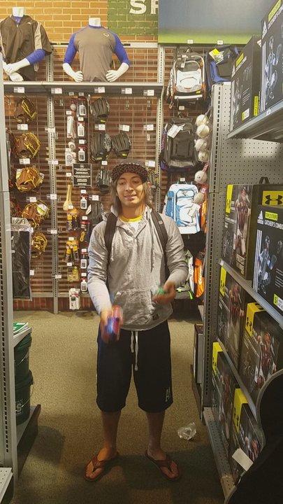DICK'S Sporting Goods - Having fun in the baseball section - Sporting Goods Near Me - Fresno, California