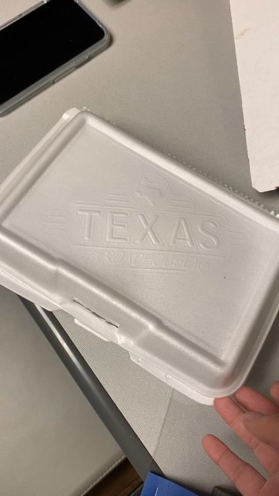 Texas Roadhouse - By far one of the worst Texas Roadhouse I've been too. I ordered my food to go and this was my sweet potato. - Steakhouses Near Me - El Paso, Texas