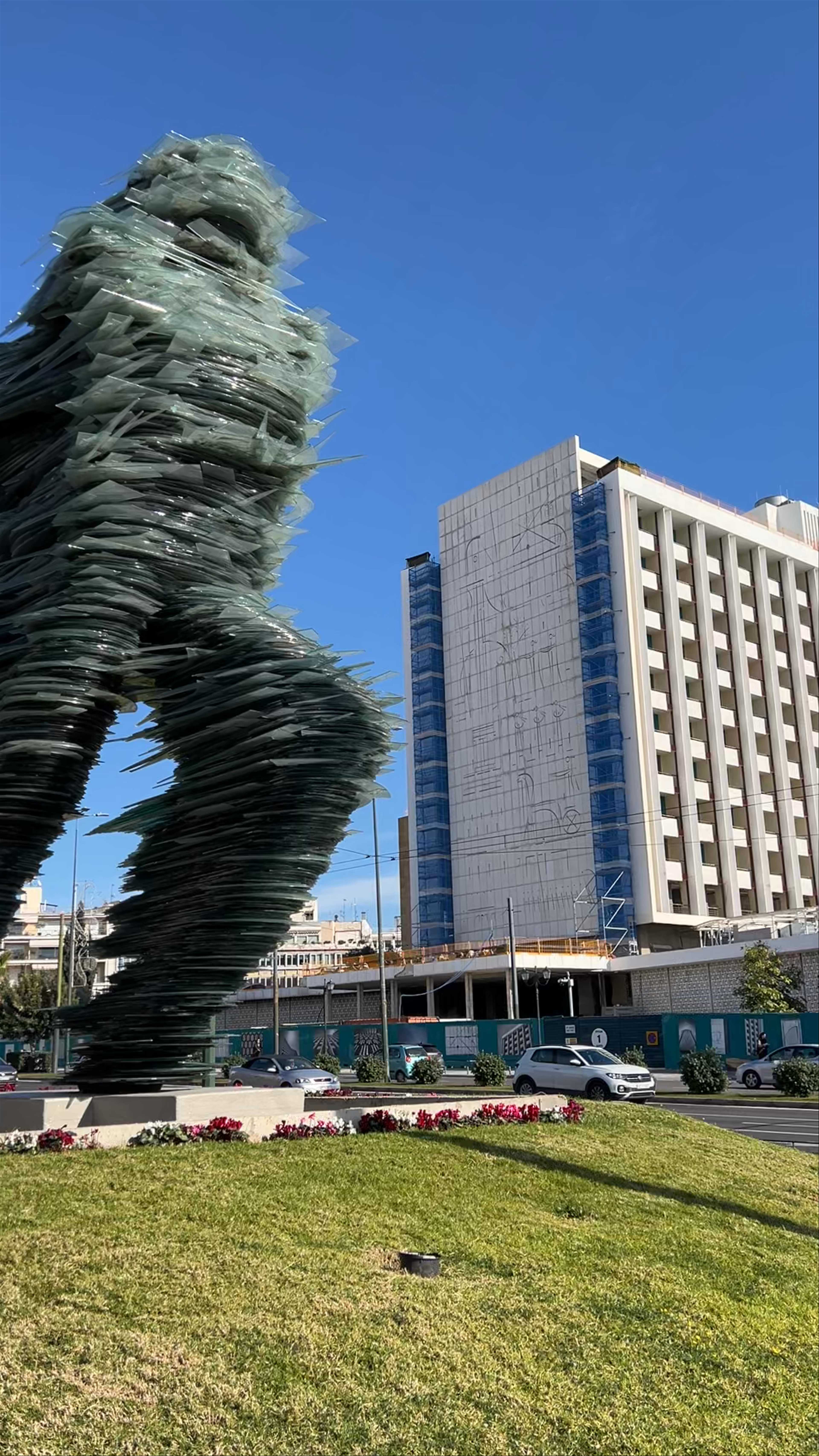 The Runner Sculpture: Modern Art in the Heart of Athens