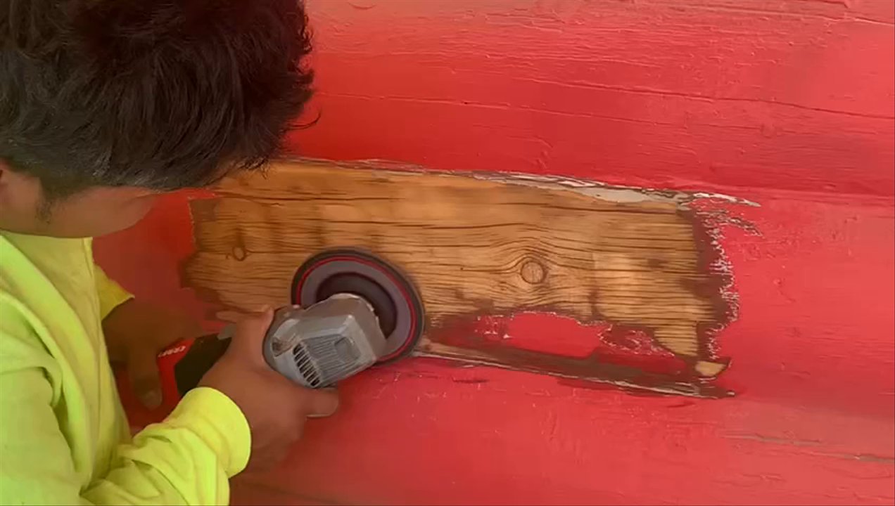 888 Log Guys - Manual removal with hand grinder - General Contractors Near Me