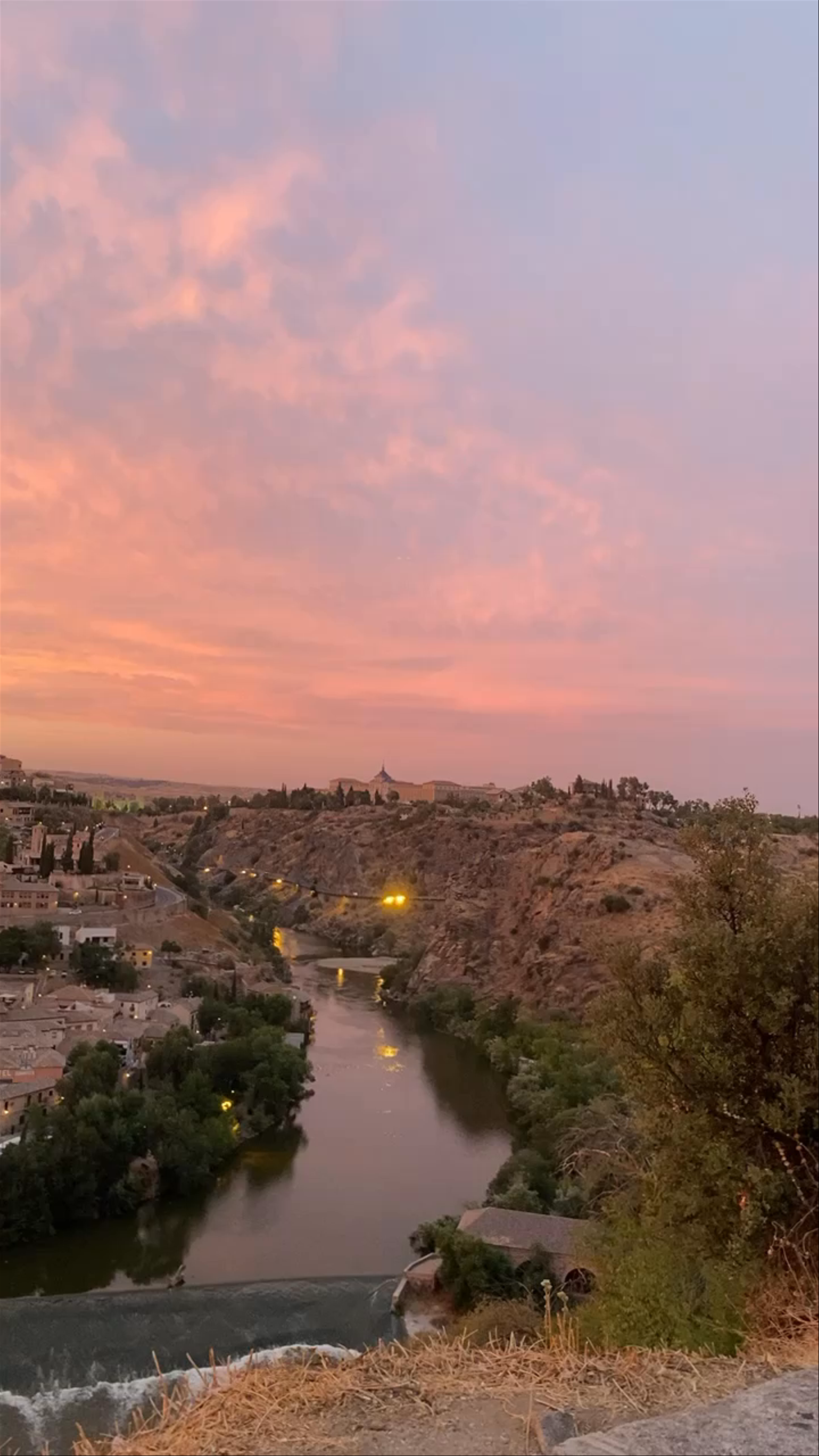 Sunset Over Toledo from Mirador del Valle