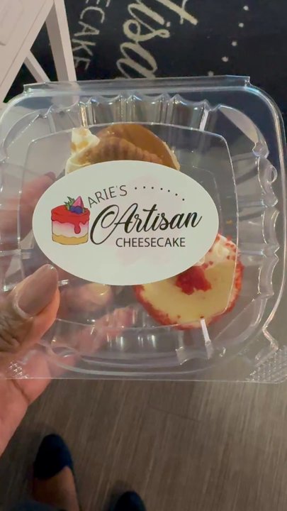 Arie's Artisan Cheesecake - Picked up a little sweet treat. - Desserts Near Me - Evans, Georgia