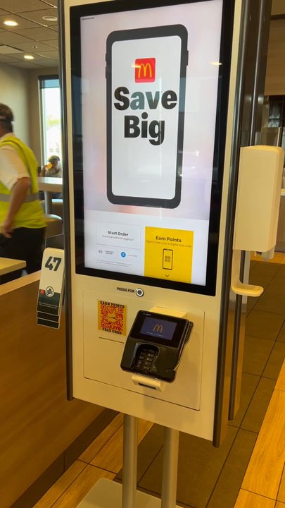 McDonald's - Because of my vision loss I can't read these screens and asked to place my order with a person.  Janine said that is no longer possible. - Burgers Near Me - Marana, Arizona