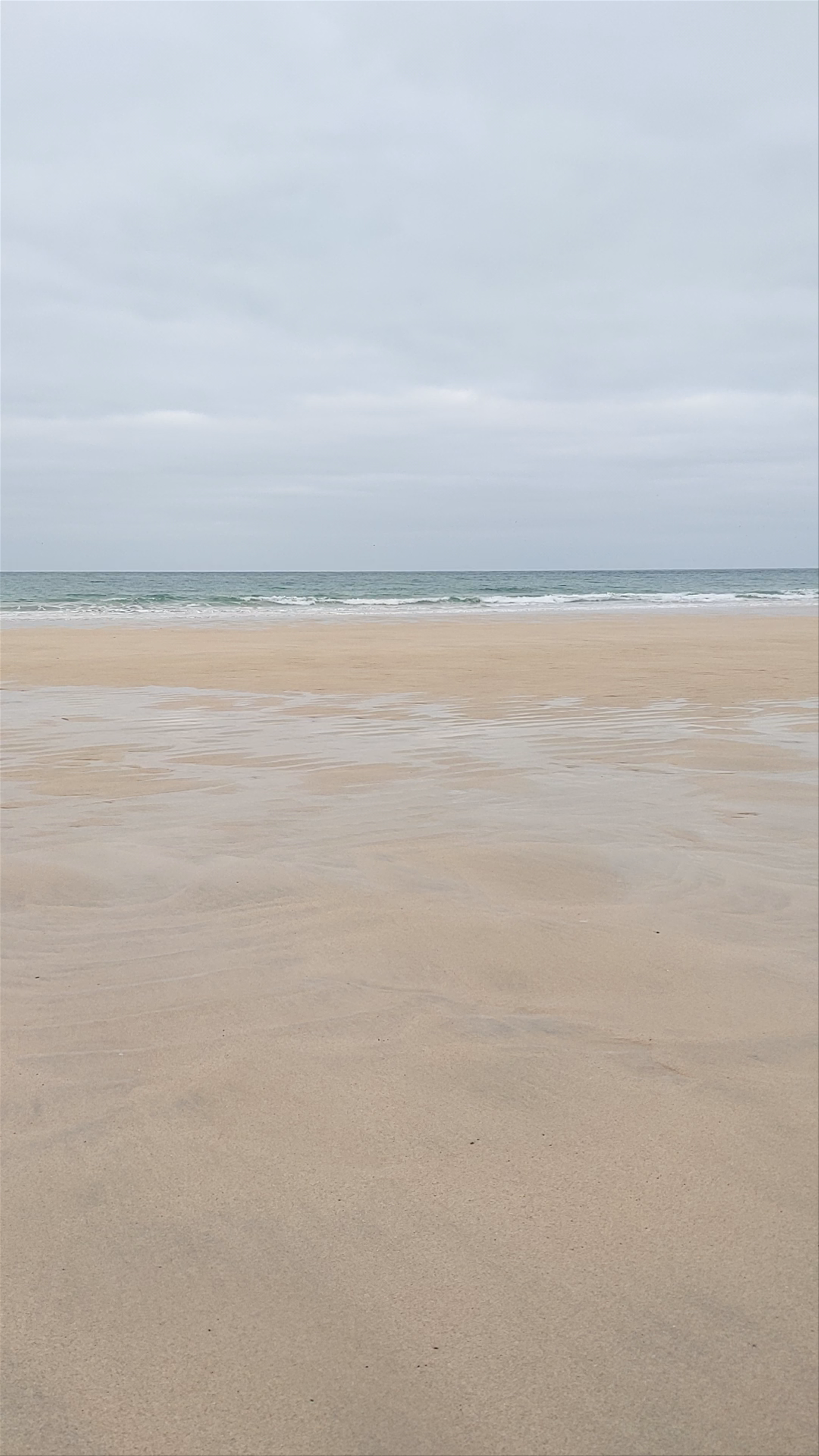 Serene Walk Across Porthmeor Beach, Saint Ives