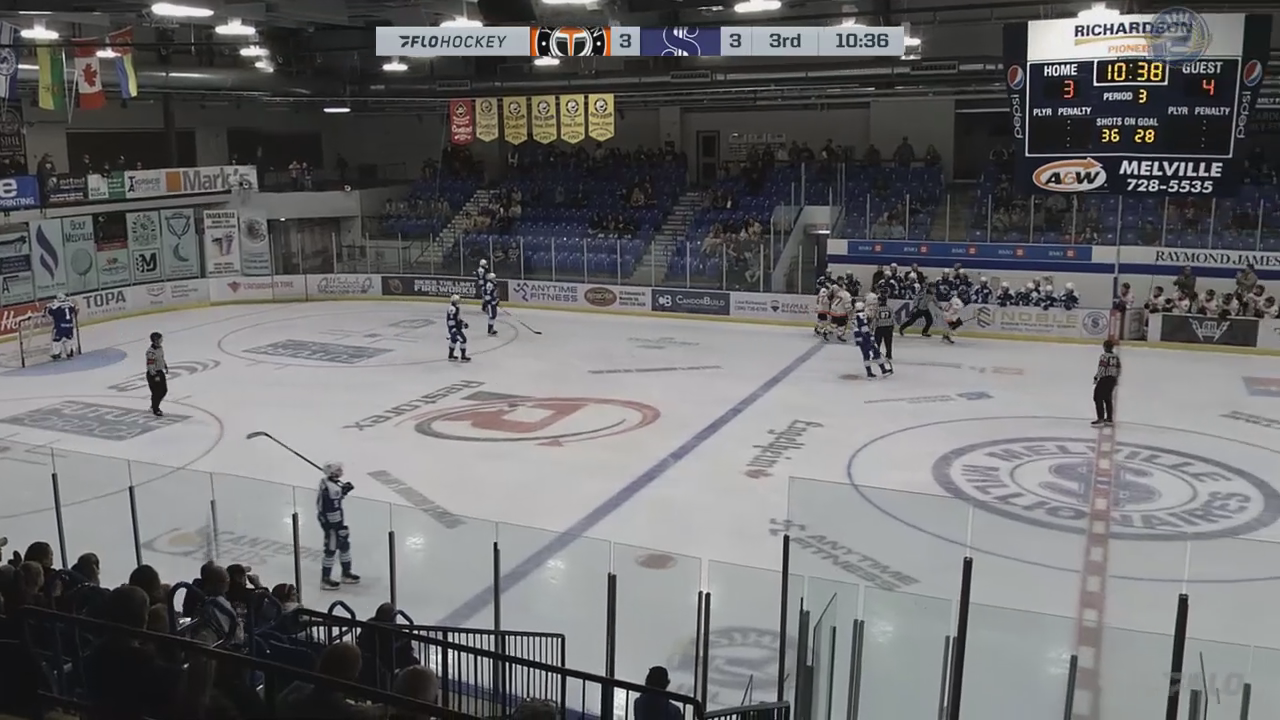 Mattias Schoffner's Game-Winning Goal for Yorkton Terriers!