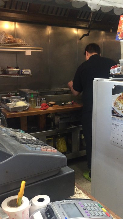 Cheesesteak Mikes - Joseph is cuttin it up! - Burgers Near Me - Silver Spring, Maryland