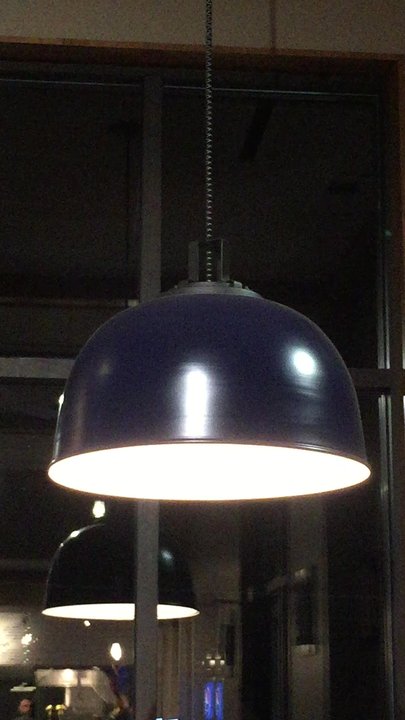 Greek Express - Cool air blowing enough in dining room to sway the lights and cool down the hot food faster. - Mediterranean Near Me - Columbus, Ohio