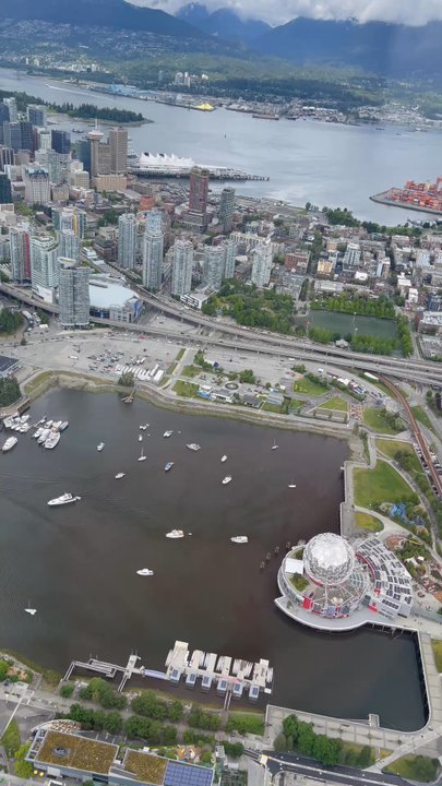 SKY Helicopters - view of the city - Aerial Tours Near Me - Vancouver, British Columbia