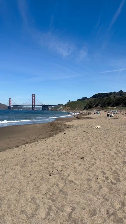Baker Beach - A rare warm, sunny day in SF - Parks Near Me - San Francisco, California