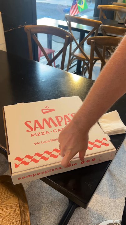 Sampas Pizza - Pizza *Half & Half* - Pizza Near Me - Santa Monica, California